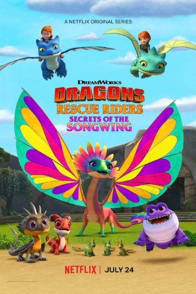 Download Dragons: Rescue Riders: Secrets of the Songwing (2020) English Movie 480p | 720p | 1080p WEB-DL | ESub